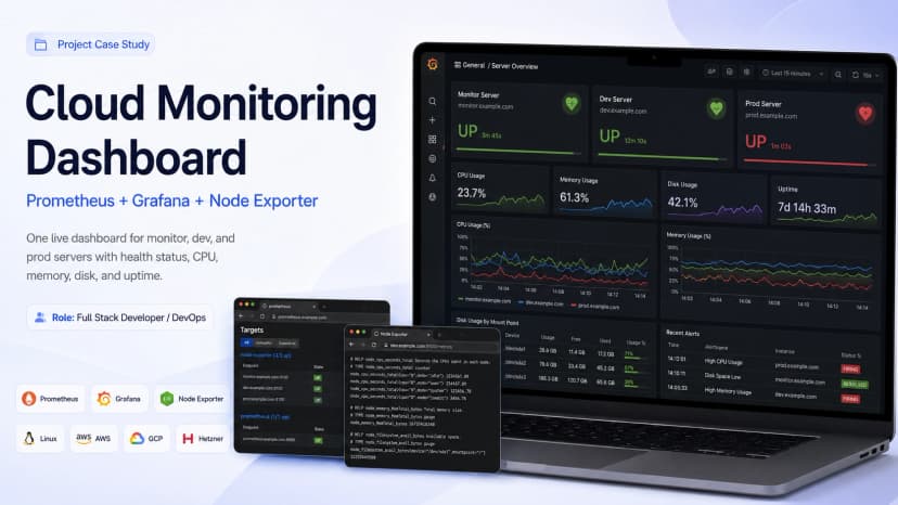 Cloud Monitoring Dashboard preview
